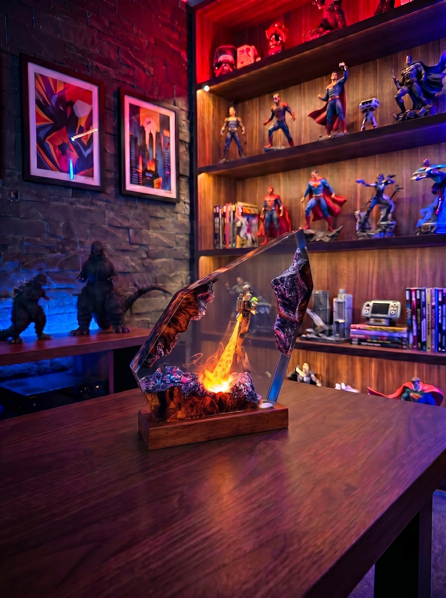 Hero Resin Lamps