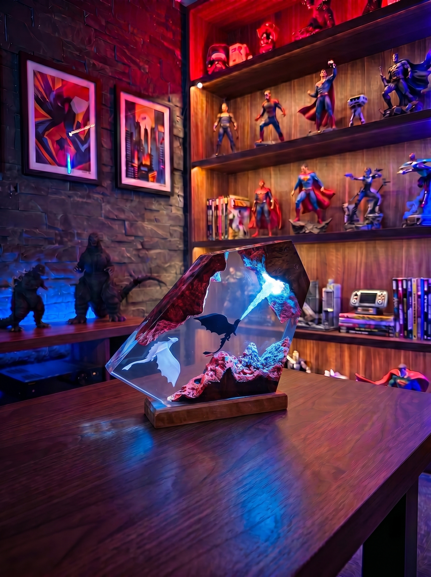 Hero Resin Lamps