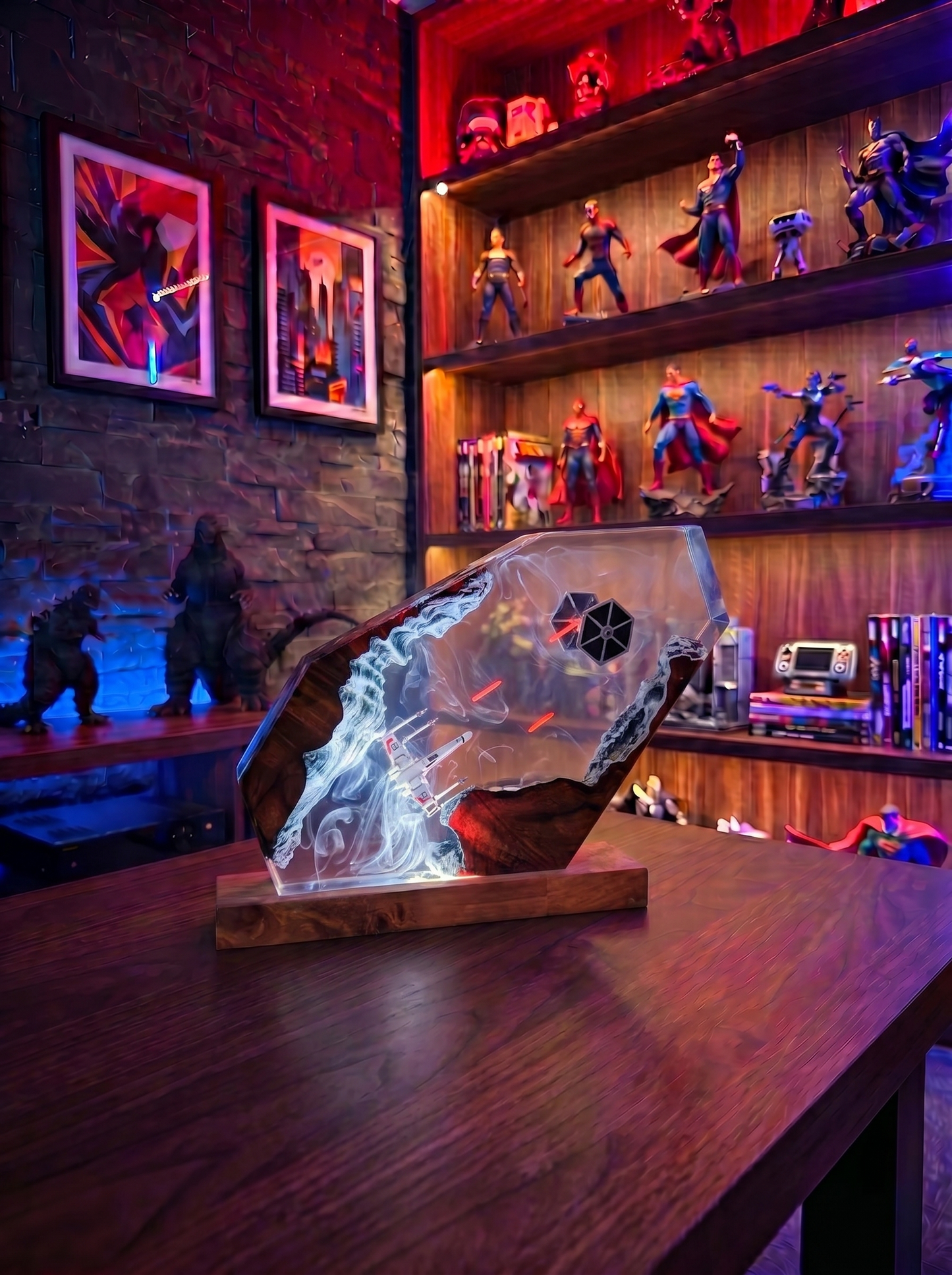 Hero Resin Lamps